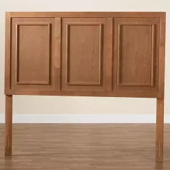 Kirklands Home Warm 3-Panel Wood Full Headboard Brown Best