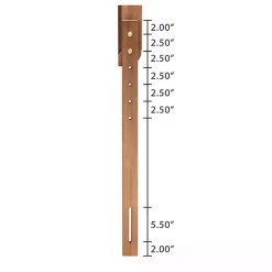 Kirklands Home Warm 3-Panel Wood Full Headboard Brown Best