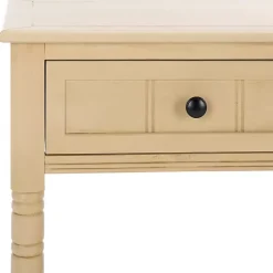 Kirklands Home Warm Natural 2- Drawer Samantha Console Table Tan