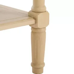 Kirklands Home Warm Natural 2- Drawer Samantha Console Table Tan