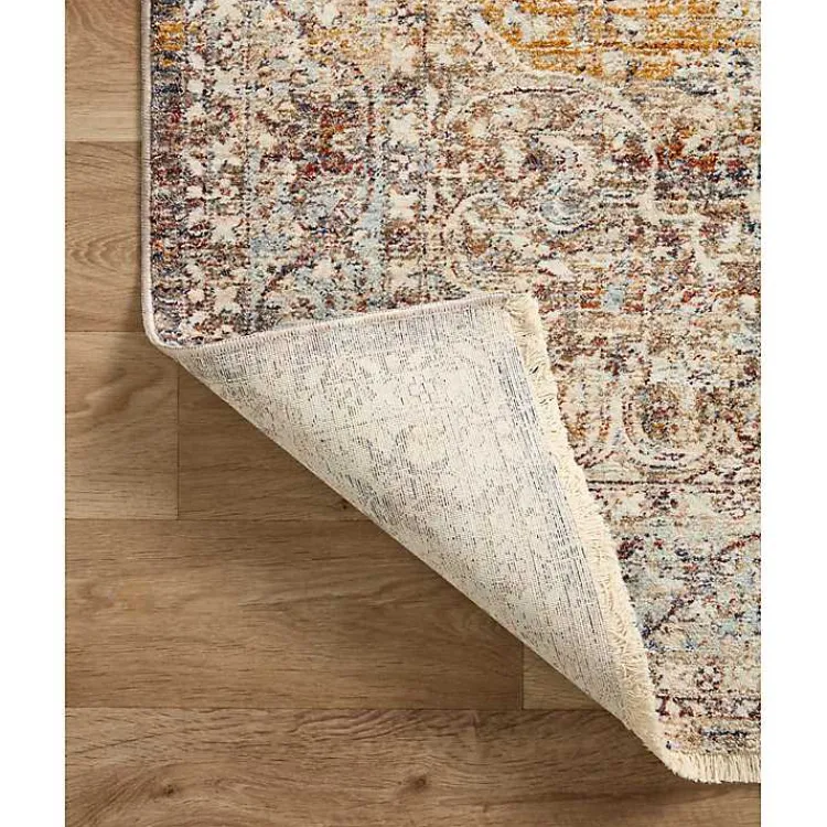 Kirklands Home Warm Neutral Lucca Area Rug, 7x10