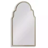 Kirklands Home Warm Silver Arched Wall Mirror