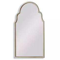 Kirklands Home Warm Silver Arched Wall Mirror