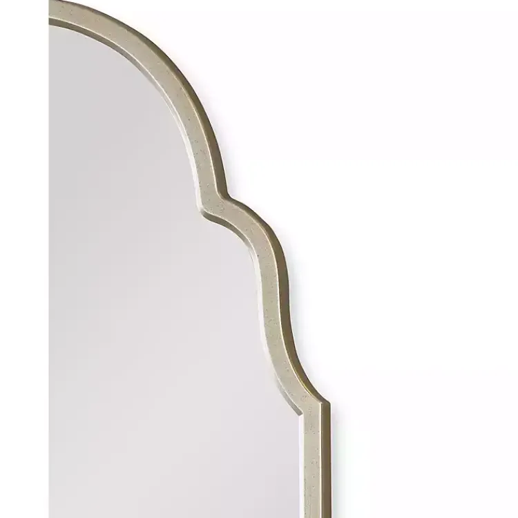 Kirklands Home Warm Silver Arched Wall Mirror