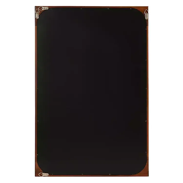 Kirklands Home Warm Walnut Rounded Rectangle Wall Mirror Clearance
