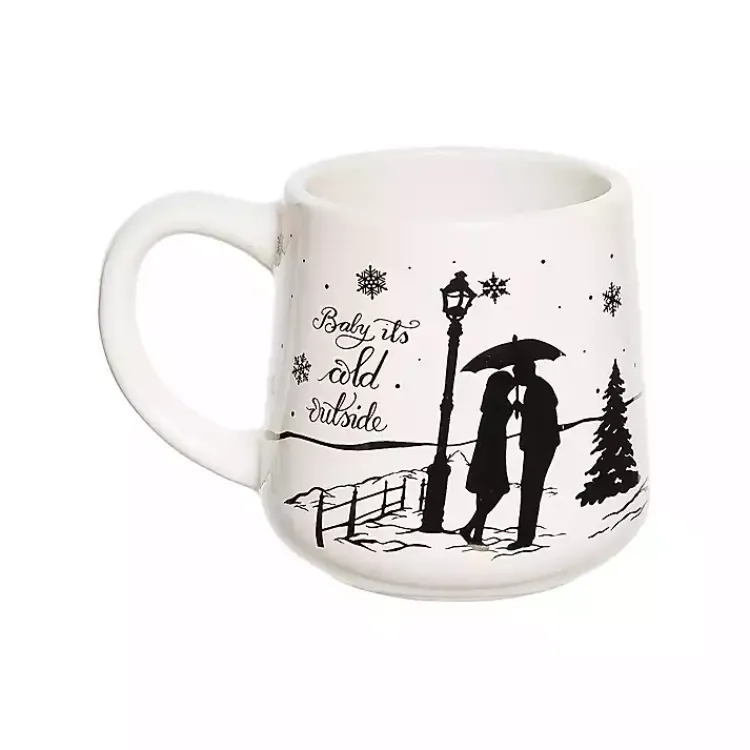 Christmas Dining & Entertaining>Kirklands Home Warm Winter Wishes Mugs, Set of 2