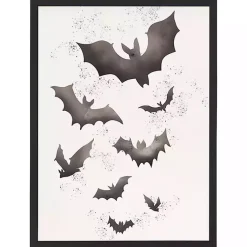 Halloween>Kirklands Home Watercolor Bats Framed Art Print