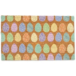 Easter Decorations>Kirklands Home Watercolor Eggs Doormat Multi