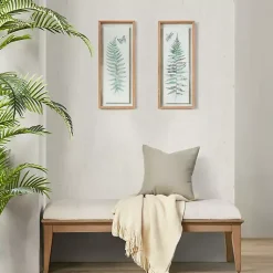 Kirklands Home Watercolor Ferns 2-pc. Framed Wall Art New
