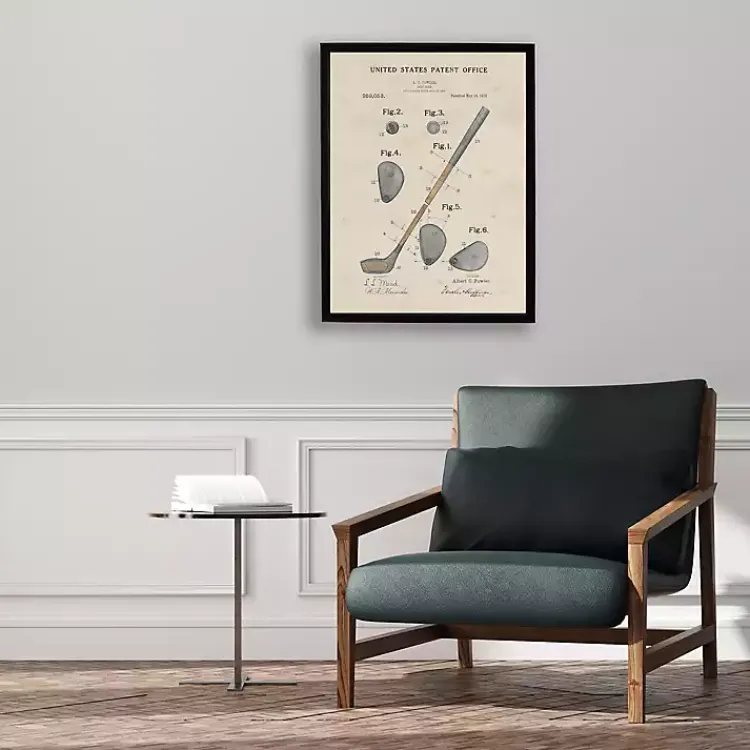 Kirklands Home Watercolor Golf Club Framed Art Print Best