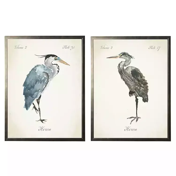 Kirklands Home Watercolor Herons Framed Art Prints, Set of 2 Best