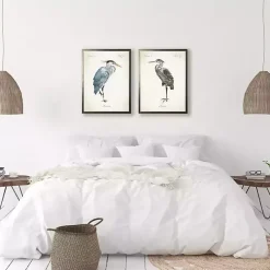 Kirklands Home Watercolor Herons Framed Art Prints, Set of 2 Best