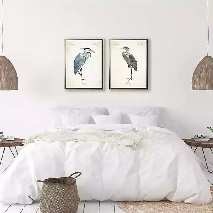 Kirklands Home Watercolor Herons Framed Art Prints, Set of 2 Best