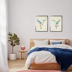Kirklands Home Watercolor Hummingbird Framed Art Print Multi