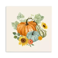 Fall>Kirklands Home Watercolor Pumpkin Bunch Canvas Art Print