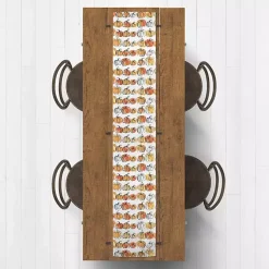 Fall>Kirklands Home Watercolor Pumpkins Table Runner