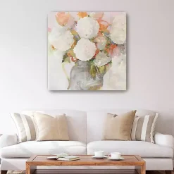 Kirklands Home Watercolor Table Bouquet Canvas Art Print Hot