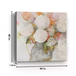 Kirklands Home Watercolor Table Bouquet Canvas Art Print Hot