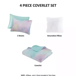 Kirklands Home Watercolor Tie-Dye 4-pc. Full/Queen Quilt Set Hot