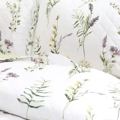 Kirklands Home Watercolor Wildflower 3-pc. Full/Queen Quilt Set