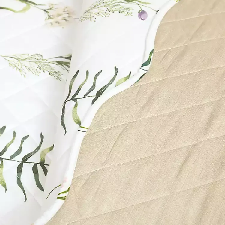 Kirklands Home Watercolor Wildflower 3-pc. Full/Queen Quilt Set