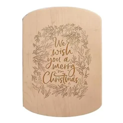 Christmas Dining & Entertaining>Kirklands Home We Wish You a Merry Christmas Oval Serving Board Tan