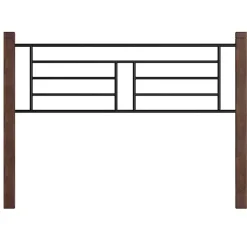 Kirklands Home Weathered Brown Farmhouse Queen Bed Discount