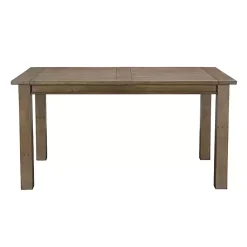 Kirklands Home Weathered Pine Wood Dining Table Brown Outlet