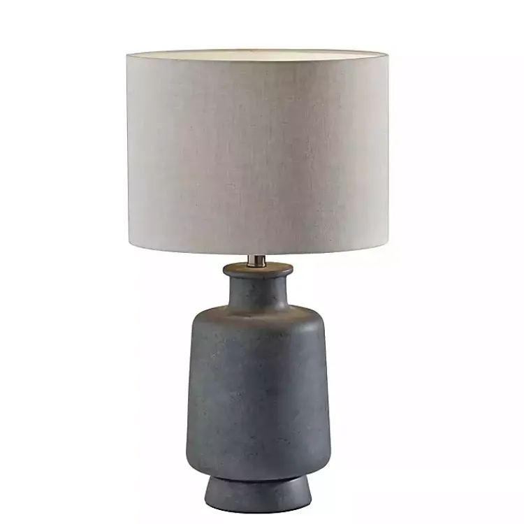 Kirklands Home Weathered Stone Jug Table Lamp Tan Discount
