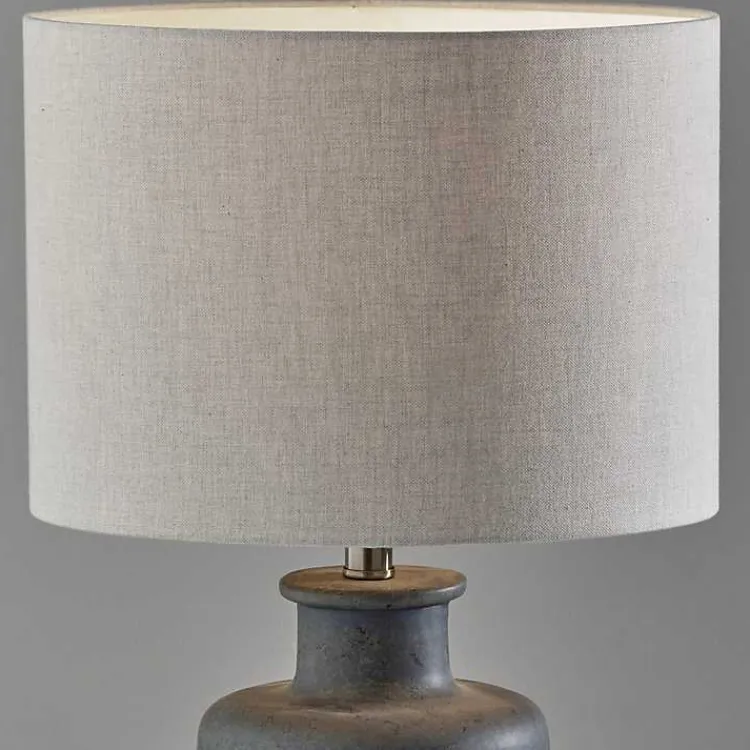 Kirklands Home Weathered Stone Jug Table Lamp Tan Discount