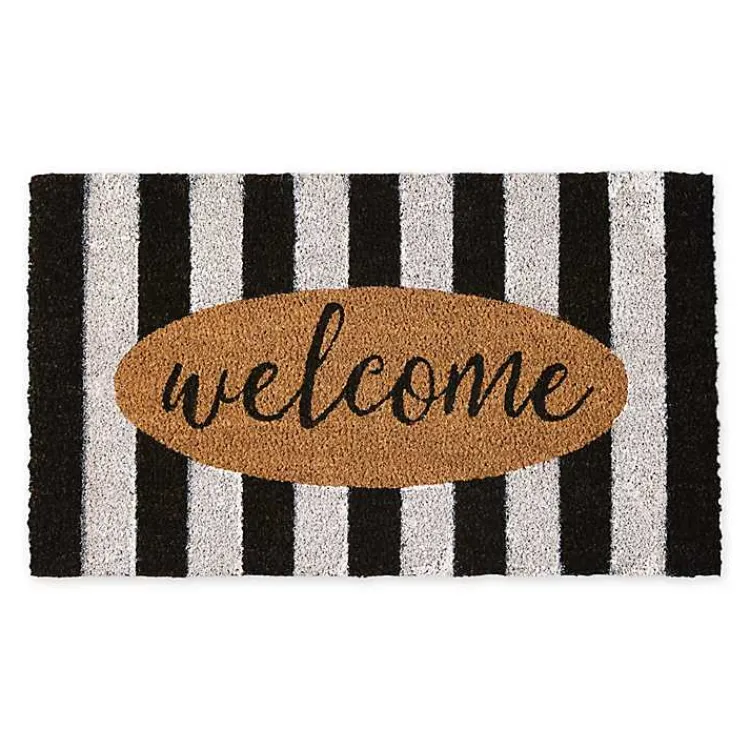 Kirklands Home Welcome Cabana Stripe Coir Doormat Online