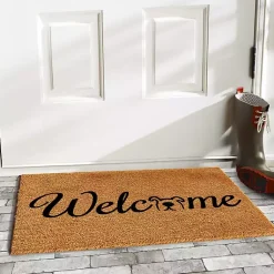 Kirklands Home Welcome Dog Coir Doormat Hot