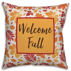 Kirklands Home Welcome Fall Double Sided Outdoor Pillow Multi Sale