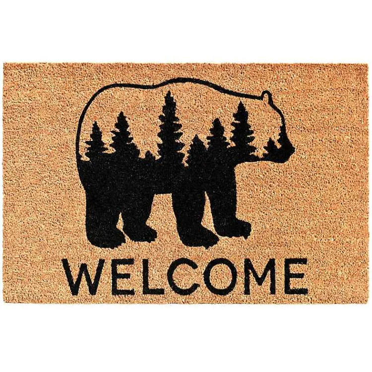 Kirklands Home Welcome Forest Bear Doormat Online