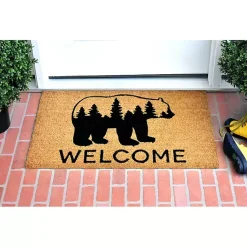 Kirklands Home Welcome Forest Bear Doormat Online