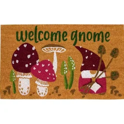 Kirklands Home Welcome Gnome Doormat Tan Discount