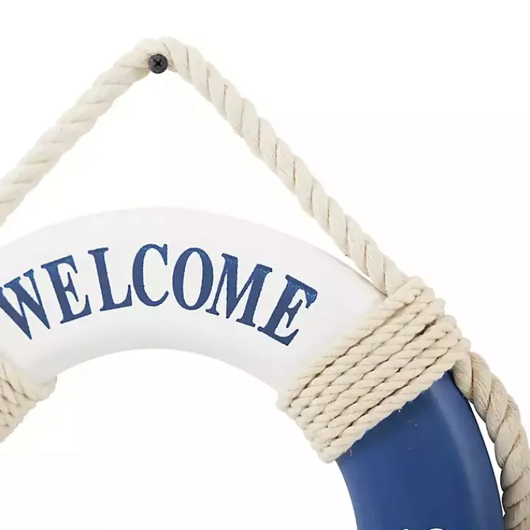 Kirklands Home Welcome Life Ring Wall Plaques, Set of 2 Clearance
