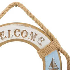Kirklands Home Welcome Life Ring Wall Plaques, Set of 2 Clearance