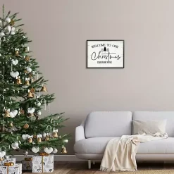 Christmas Art & Wall Decor>Kirklands Home Welcome to Our Christmas Farmhouse Wall Plaque