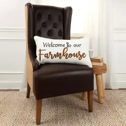 Pillows>Kirklands Home Welcome to Our Farmhouse Lumbar Pillow