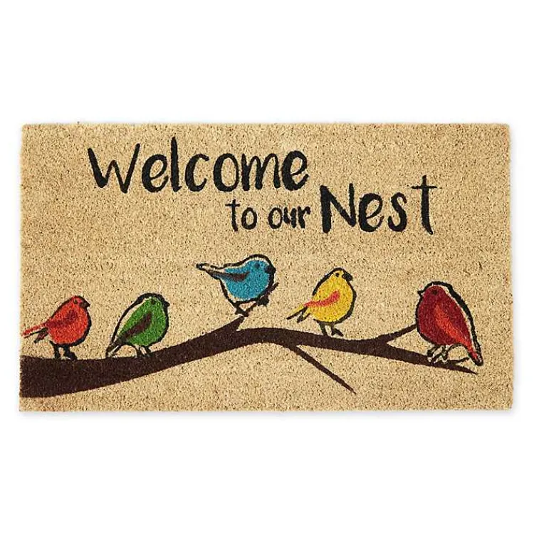 Kirklands Home Welcome to Our Nest Coir Doormat Hot