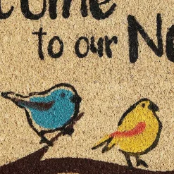 Kirklands Home Welcome to Our Nest Coir Doormat Hot