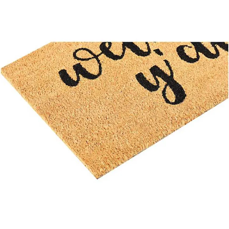 Kirklands Home Welcome Y'all Coir Doormat