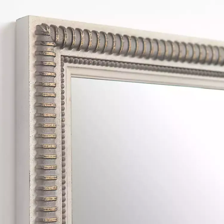 Kirklands Home Wexford Ribbed Rectangular Wall Mirror Outlet