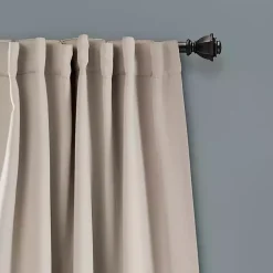 Kirklands Home Wheat Back Tab Blackout Curtain Panel Set, 95 in. Tan Best