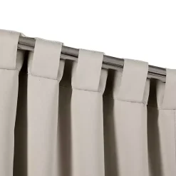 Kirklands Home Wheat Back Tab Blackout Curtain Panel Set, 95 in. Tan Best