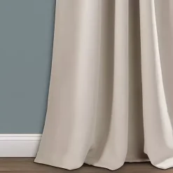 Kirklands Home Wheat Back Tab Blackout Curtain Panel Set, 95 in. Tan Best