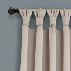Kirklands Home Wheat Knotted Curtain Panel Set, 84 in. Tan Hot