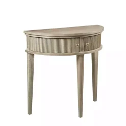 Kirklands Home Wheat Reclaimed Wood Fluted Console Table Outlet