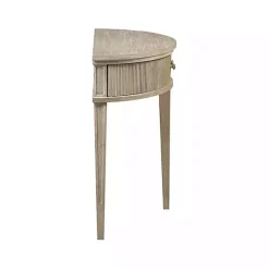 Kirklands Home Wheat Reclaimed Wood Fluted Console Table Outlet